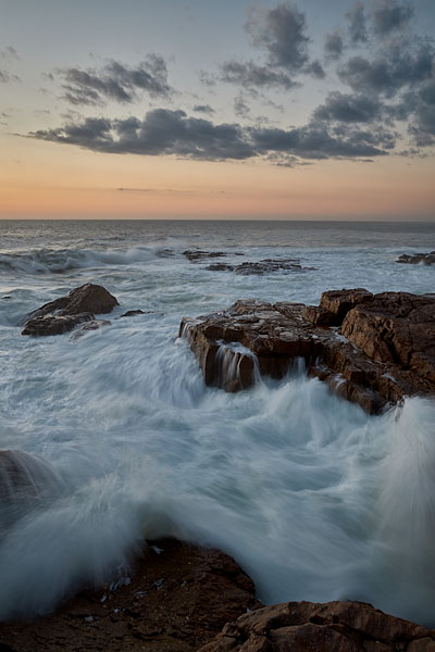 Surf At Sunset