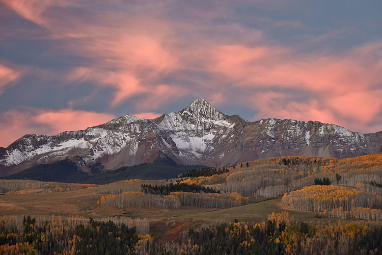 Wilson Peak At Dawn