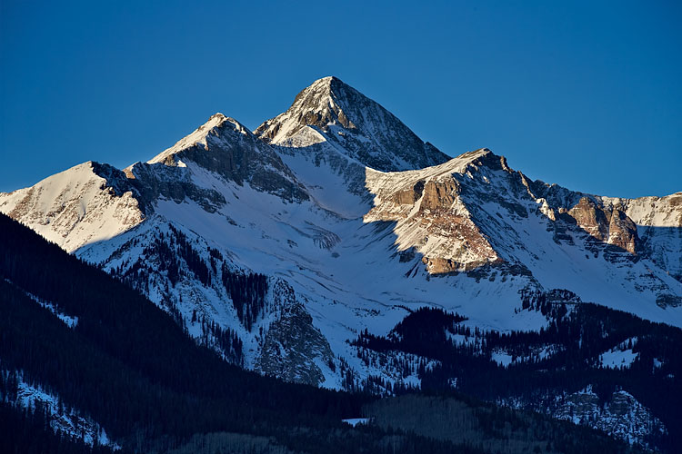 Wilson Peak In Early Light