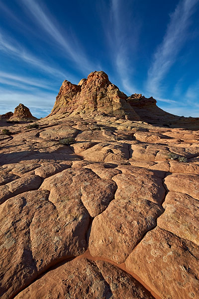 Clouds Over Sandstone Formation